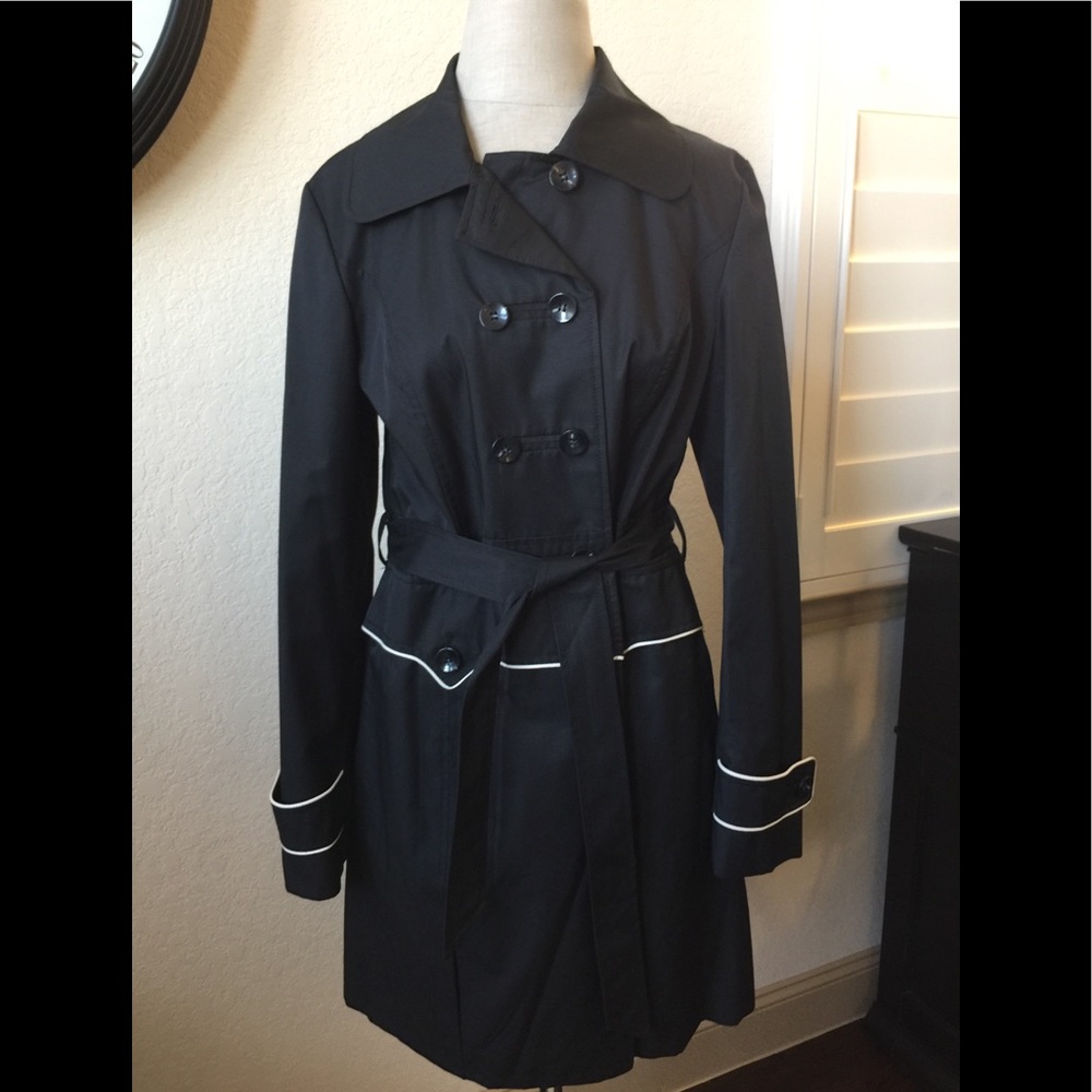 Chelsea & Theodore Pleat Trench Coat